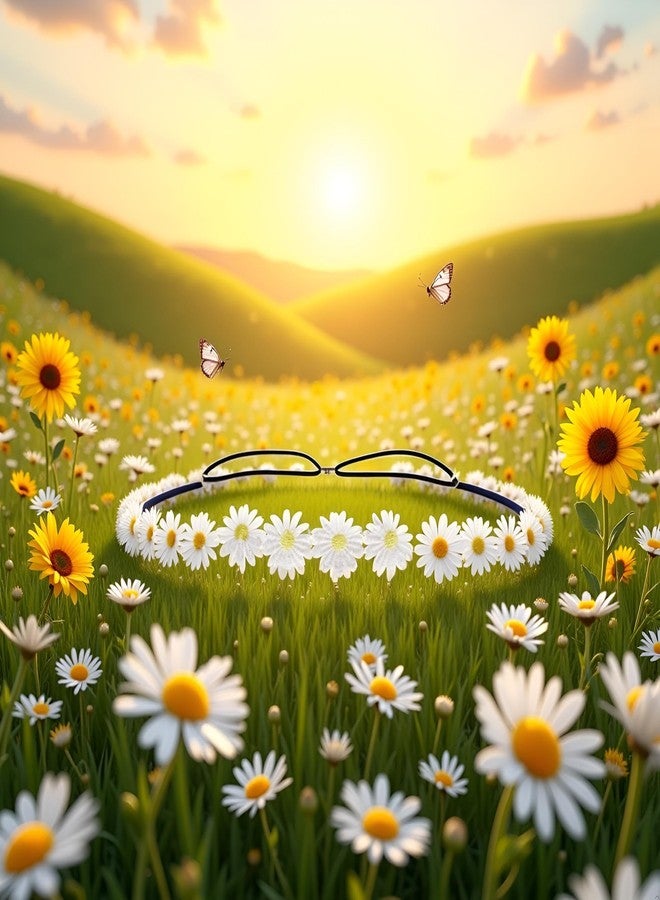 Bwexxt White Daisy Flower Headband Sunflower Hippies Crown Hair Wreath Bohemian Floral Headpiece for Spring Tourism Wedding Festivals Party and Celebration Women's Fashion Headbands Hair Accessories - Image 4